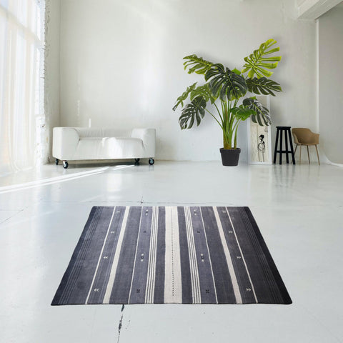 Grijs Gabbeh vloerkleed - 180x120 cm - HANDGAMAAKT