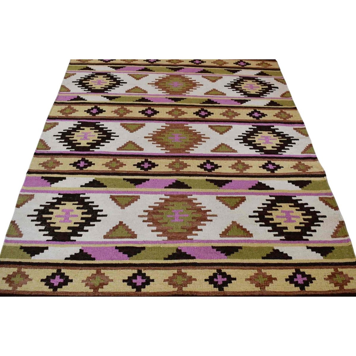 Moderne Kazak kelim - 190x145 cm - HANDGEMAAKT