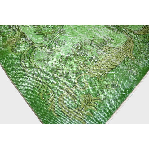Groen vintage vloerkleed - 292x170 cm - HANDGEMAAKT