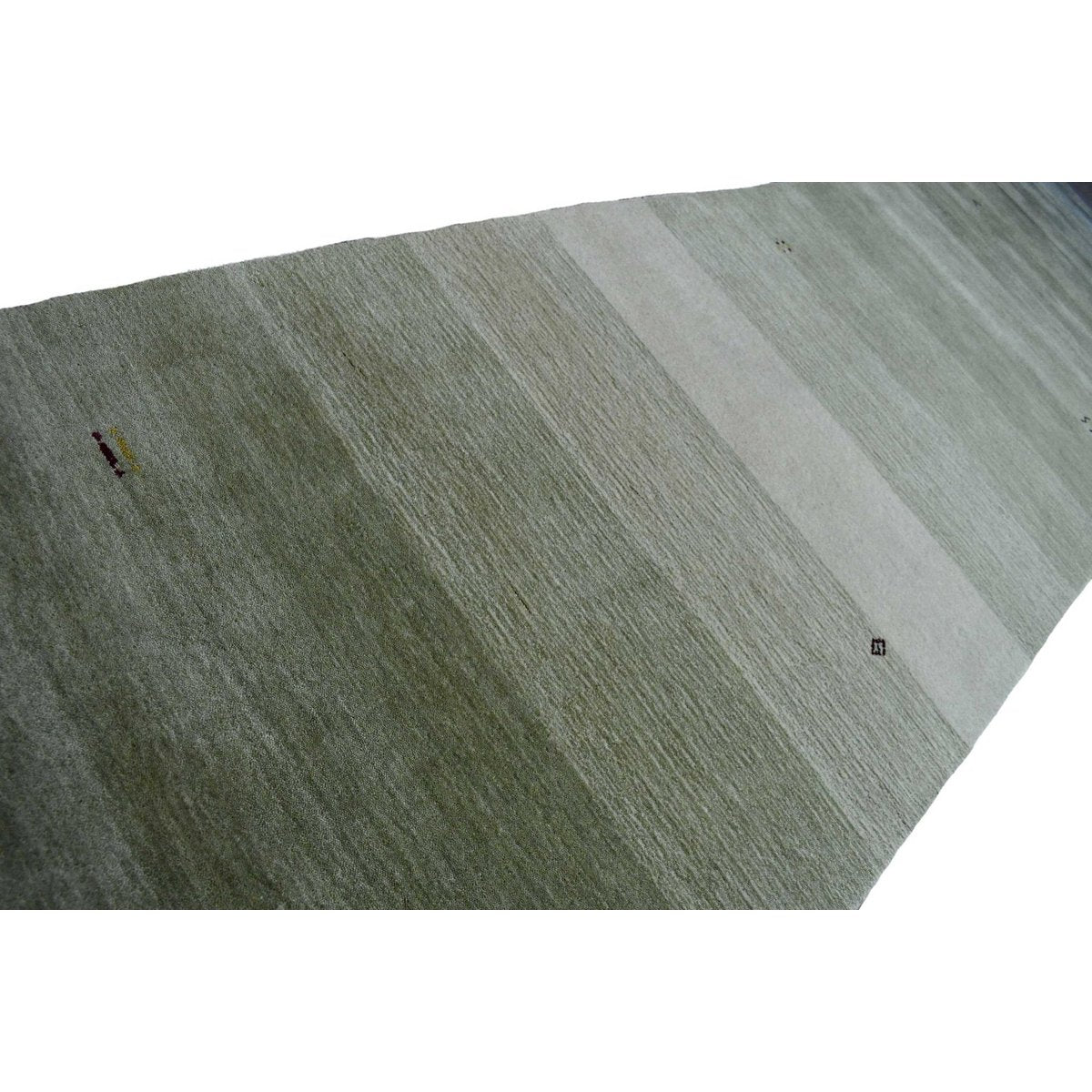 Gabbeh loper groen - 340x82 cm - HANDGEMAAKT