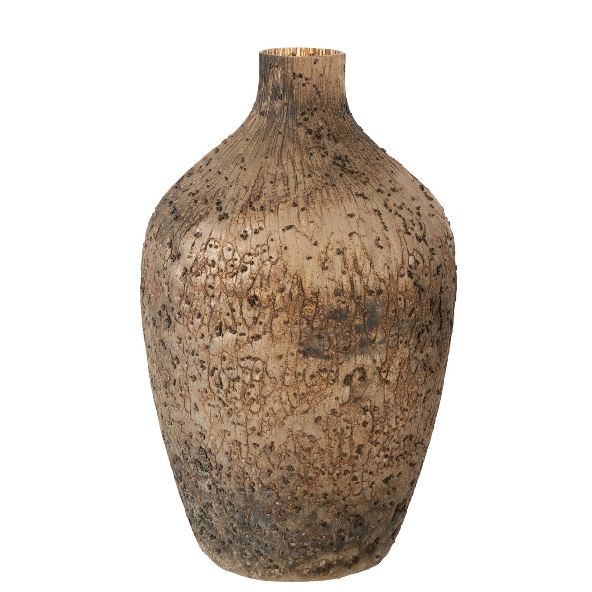J-Line vaas Wyll Hoog Rond - glas - mix - 49.00 cm hoog