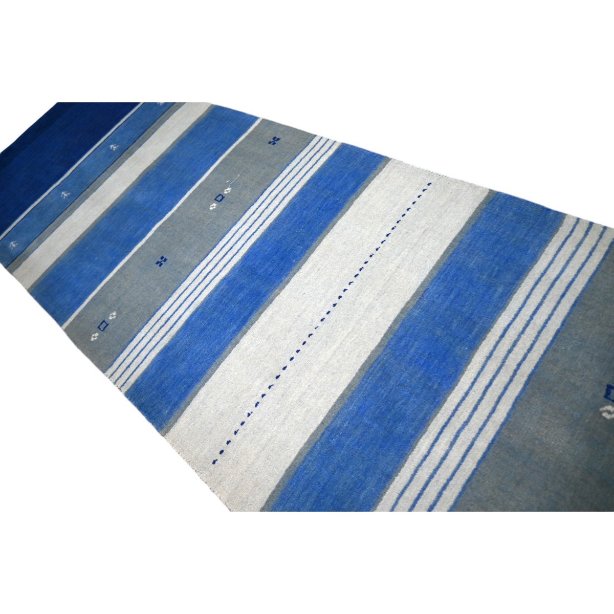 Gestreepte Gabbeh loper - 315x80 cm - HANDGEMAAKT