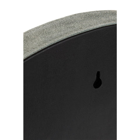 J-Line spiegel Rond - leder - groen - small