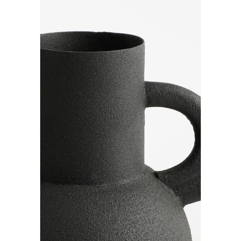 Vario Vaas - L22 x B15 x H26 cm - Metaal - Zwart