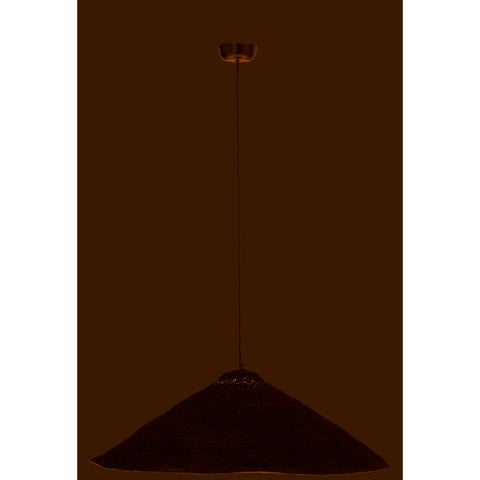 J-Line angende Lamp Hoed Moonj - gras - zwart - large