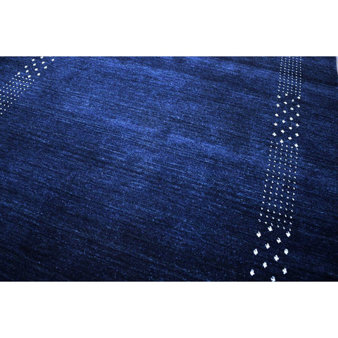 Blauw Gabbeh vloerkleed - 235x140 cm - HANDGEMAAKT