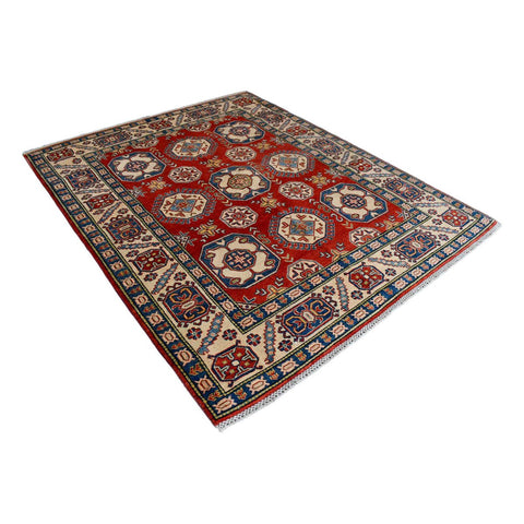 Kazak vloerkleed - 222x180 cm - HANDMADE