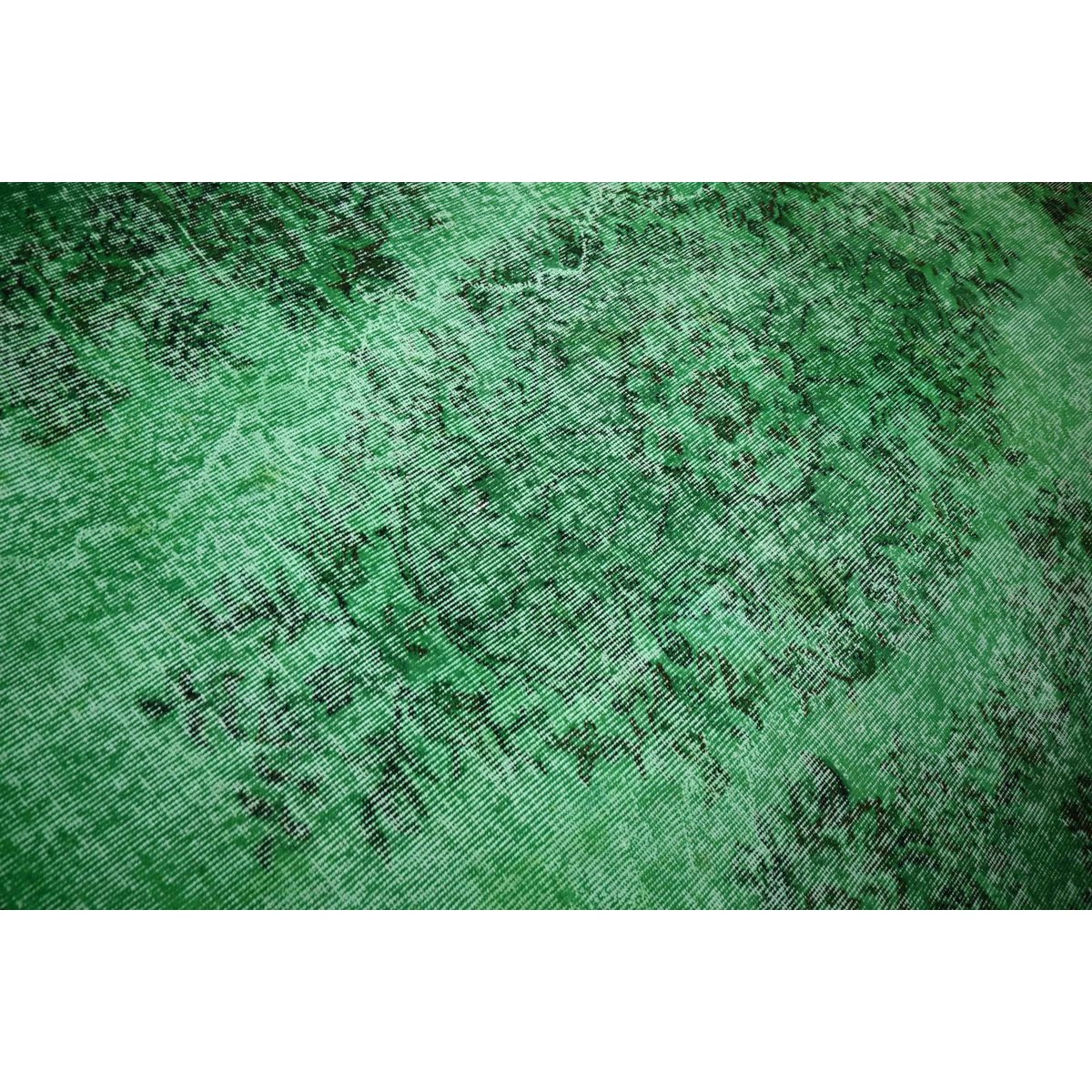 Groen vintage vloerkleed - 260x144 cm - HANDGEMAAKT