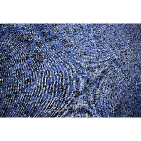 Blauw vintage vloerkleed - 315x204 cm - HANDGEMAAKT