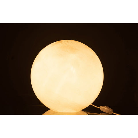 J-Line lamp Parel Rond - glas - wit - large