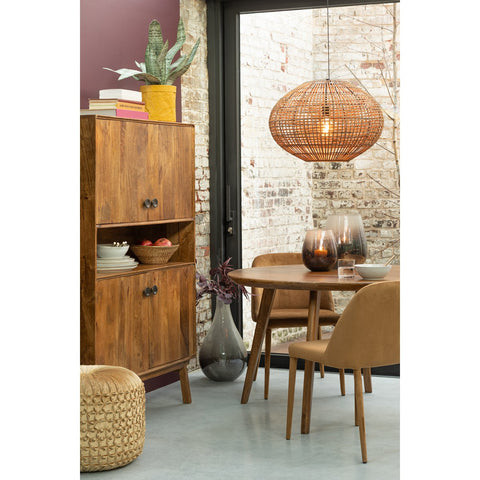 J-Line Rattan hanglamp - jute - naturel