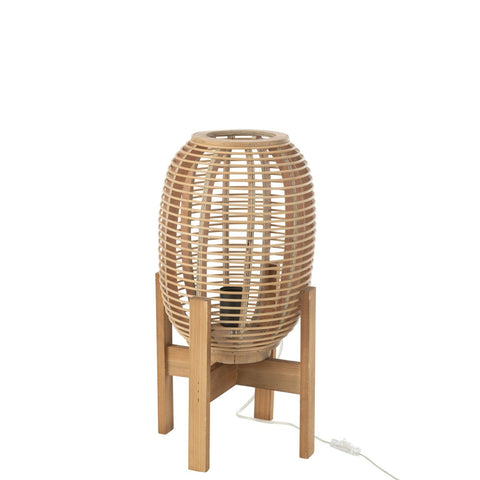 J-Line lamp Stand Noa - hout - naturel - klein
