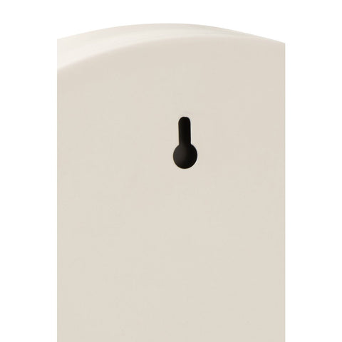 J-Line spiegel Rond Boord - metaal - wit - medium
