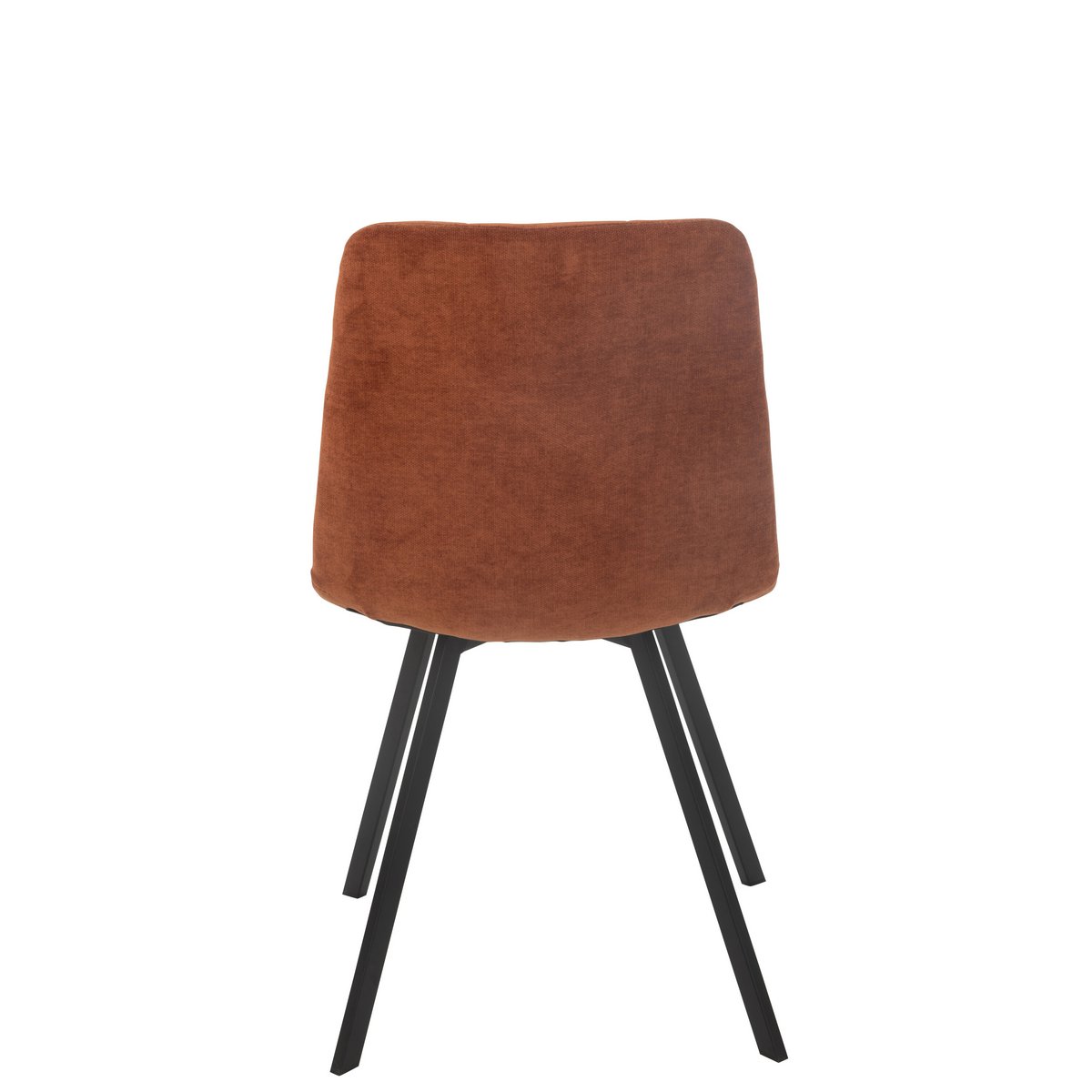 J-Line Eetstoel Clark Metaal/Polyester Roest