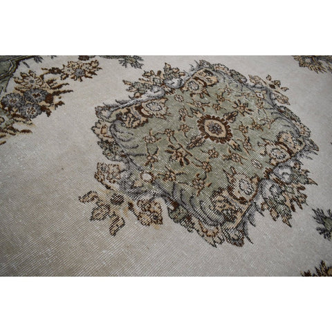 Beige vintage vloerkleed - 249x160 cm - HANDGEMAAKT