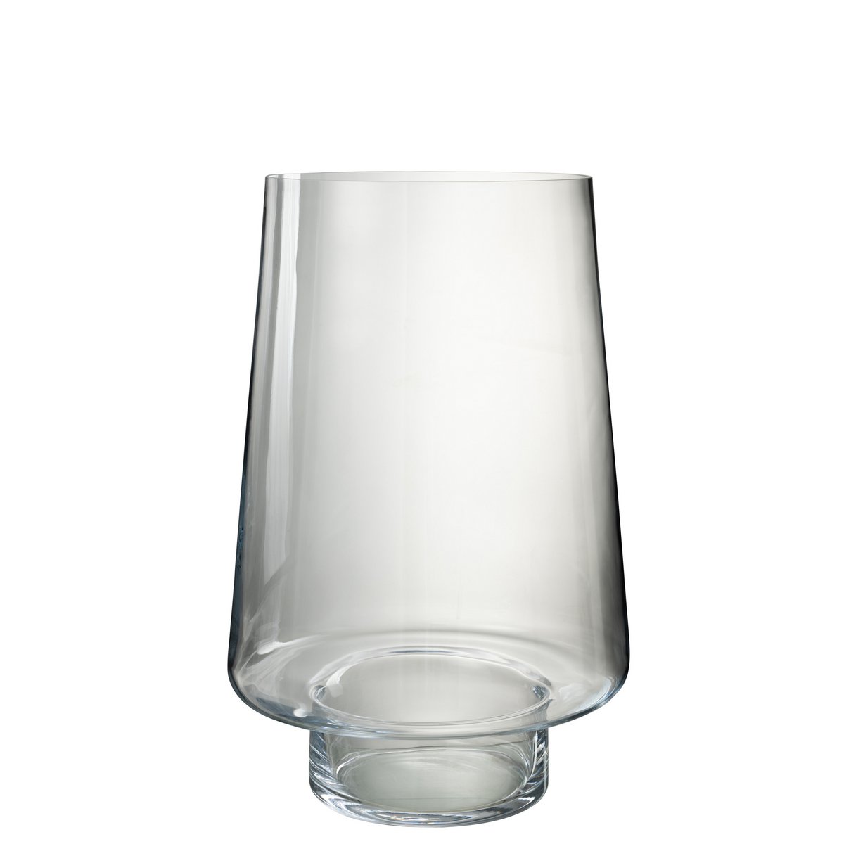 J-Line windlicht Oli - kaarshouder - glas - small