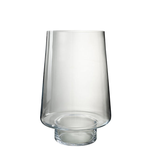 J-Line windlicht Oli - kaarshouder - glas - small