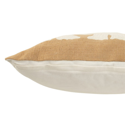 J-Line kussen Olifant - textiel - naturel/wit - large