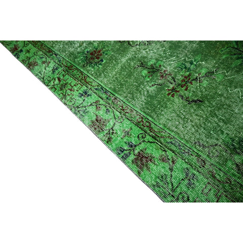 Groen vintage vloerkleed - 280x160 cm - HANDGEMAAKT