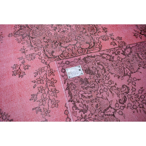 Roze vintage vloerkleed - 321x190 cm - HANDGEMAAKT