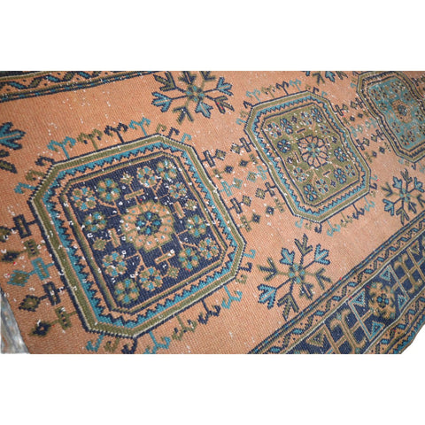 XL vintage loper - 370x137 cm - HANDGEMAAKT