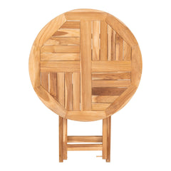 Oviedo Teak eettafel, ø70x75cm