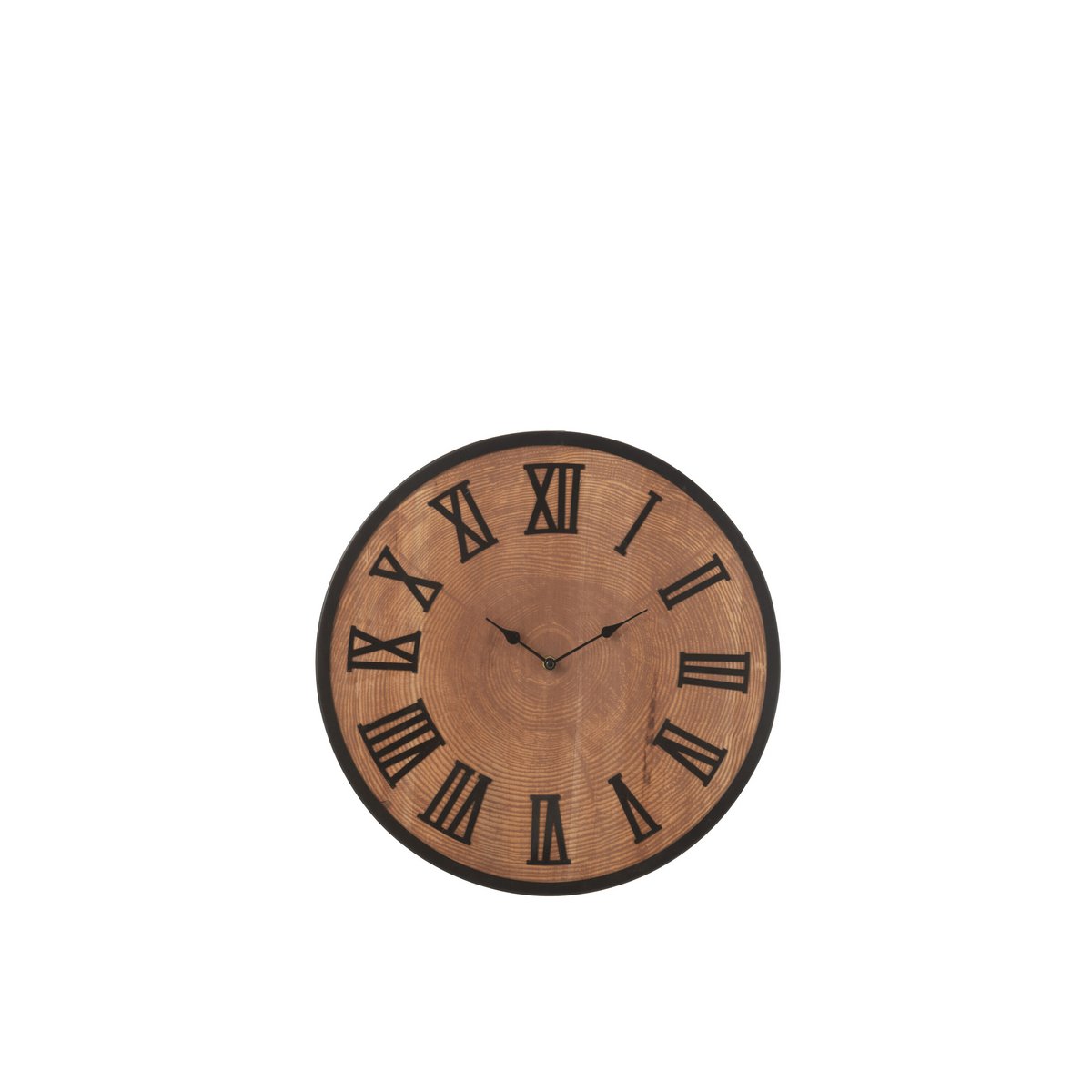 J-Line Wandklok Nue Mdf/Ijzer Naturel Small