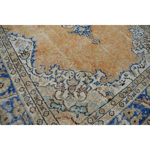 Vintage vloerkleed oranje - 274x172 cm - HANDGEMAAKT