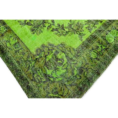 Groen vintage vloerkleed - 288x176 cm - HANDGEMAAKT