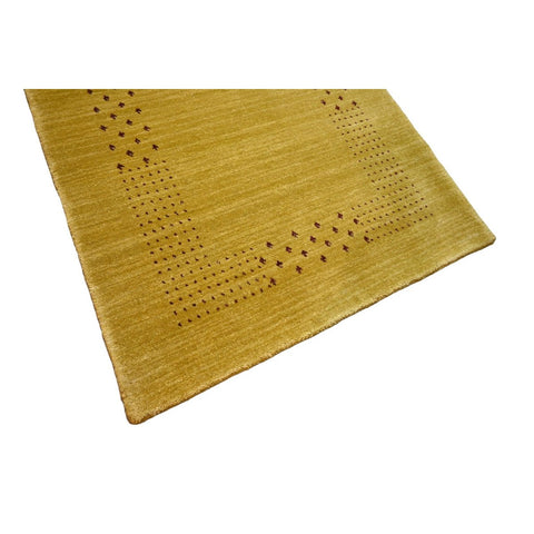 Goud gele Gabbeh loper - 286x80 cm - HANDGEMAAKT