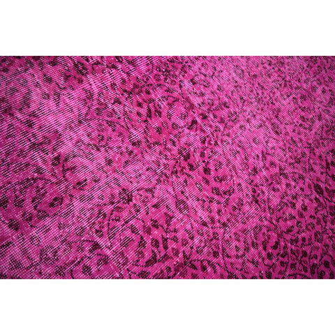Roze vintage vloerkleed - 256x163 cm - HANDGEMAAKT