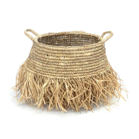 De Raffia Deluxe Manden - Naturel - M