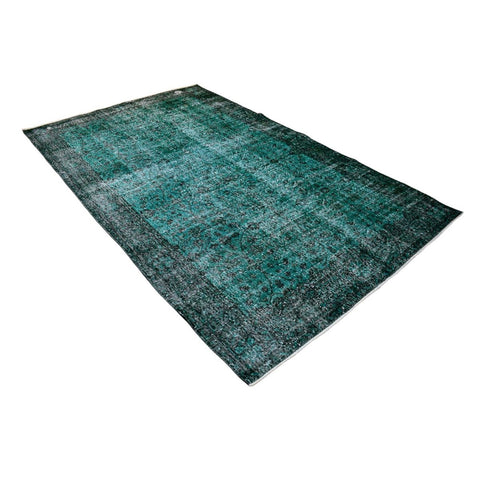 Groen vintage vloerkleed - 274x173 cm - HANDGEMAAKT