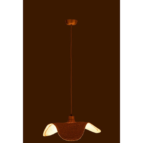 J-Line hangende Lamp Moonj - jute - naturel - small