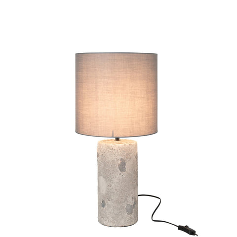 J-Line lamp Greta - aardewerk - grijs - small