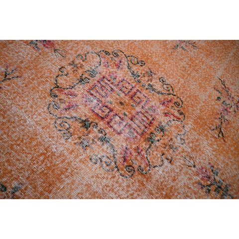 Oranje vintage vloerkleed - 284x184 cm - HANDGEMAAKT