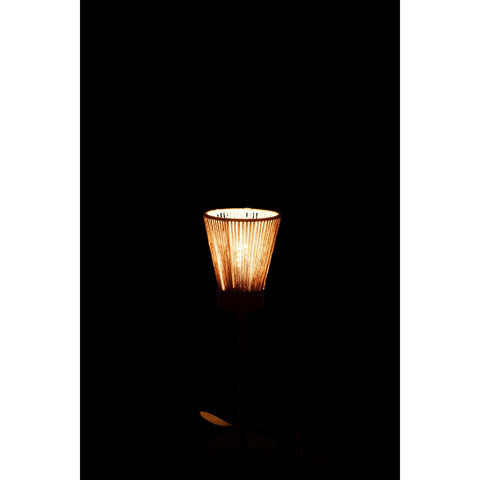 J-Line staanlamp Luna - jute - beige - small
