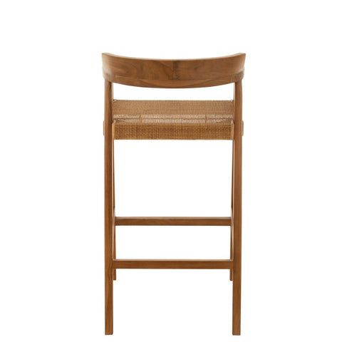 J-Line barstoel Emma Teak - hout - bruin