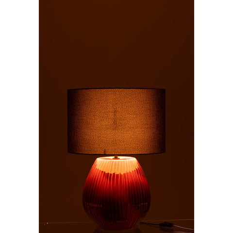 J-Line lamp Akane - keramiek - rood - small