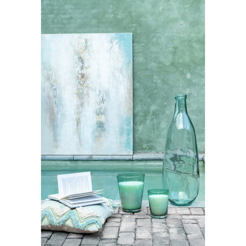 J-Line vaas Lissabon - glas - aqua - large