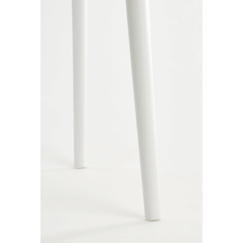Nebraska Tuinstoel - L56 x B57 x H80 cm - Polypropyleen - Wit