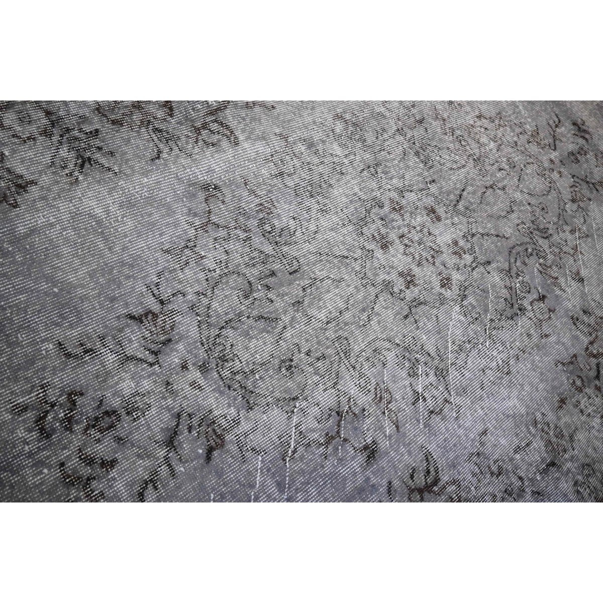 Grijs vintage vloerkleed - 284x160 cm - HANDGEMAAKT