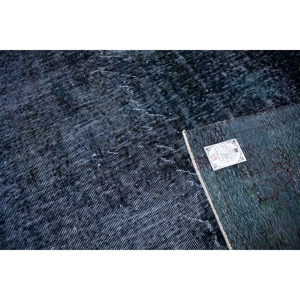 Blauw vintage vloerkleed - 285x176 cm - HANDGEMAAKT