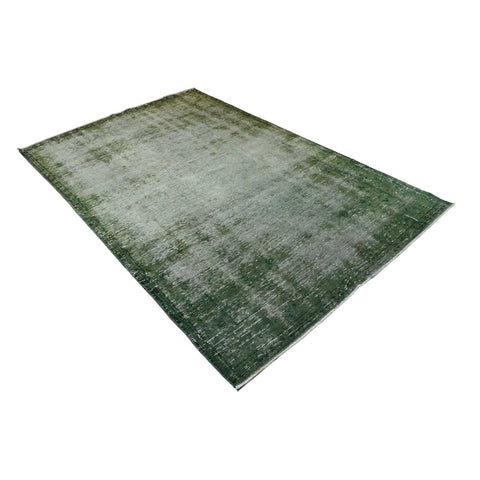 Groen super vintage vloerkleed - 249x170 cm - HANDGEMAAKT