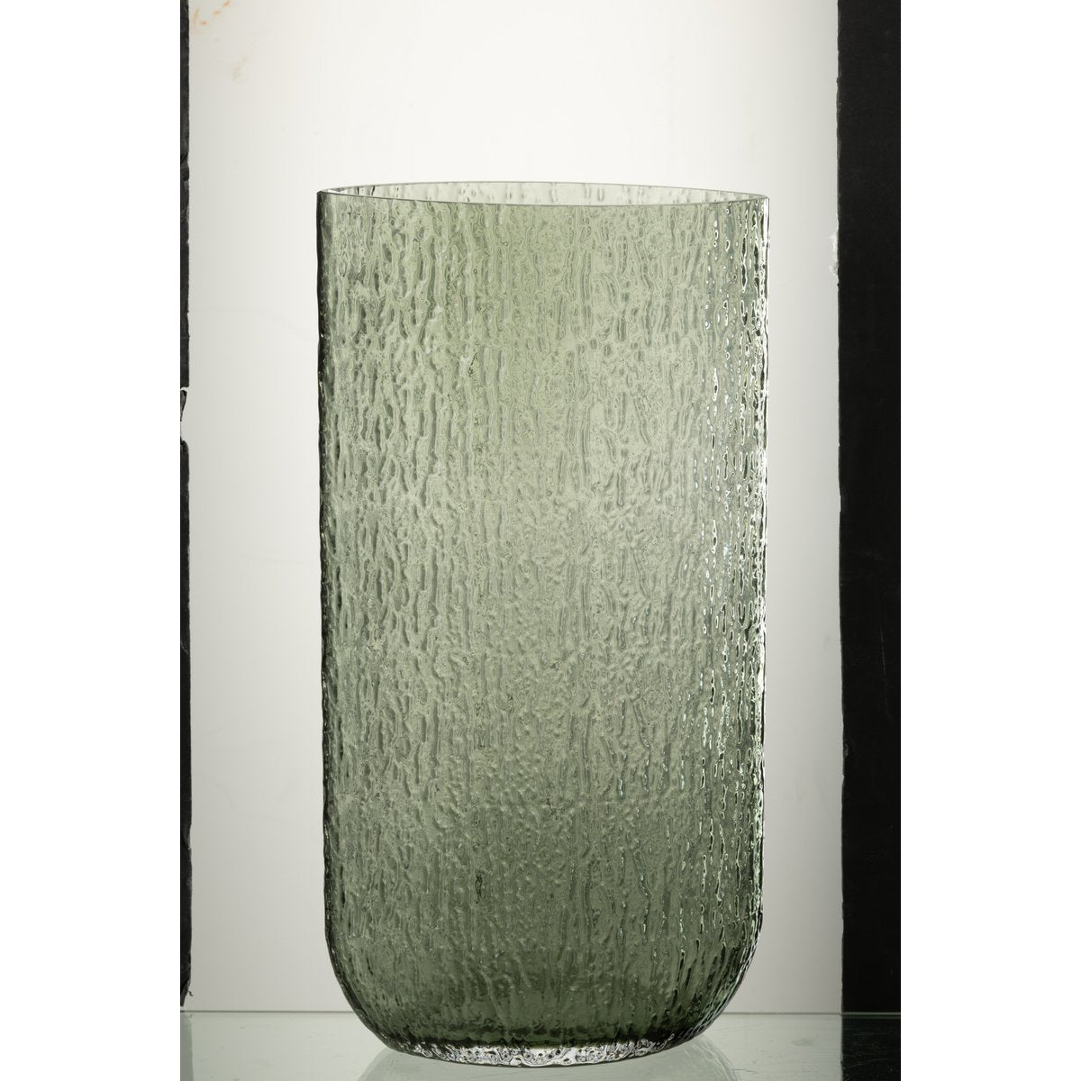 J-Line Vaas Mila Hoog Glas Groen
