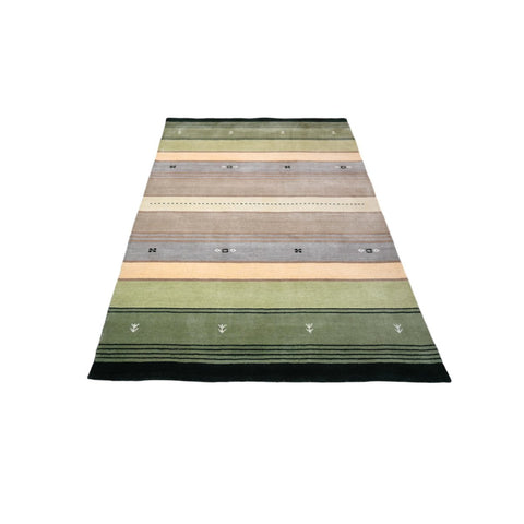 Gestreept Gabbeh vloerkleed - 180x120 cm - HANDGEMAAKT