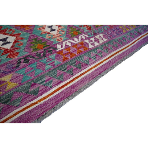 Kleurrijke kelim - 300x205 cm - HANDGEMAAKT
