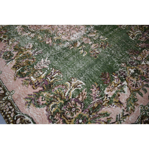 Boho vintage vloerkleed - 265x166 cm - HANDGEMAAKT