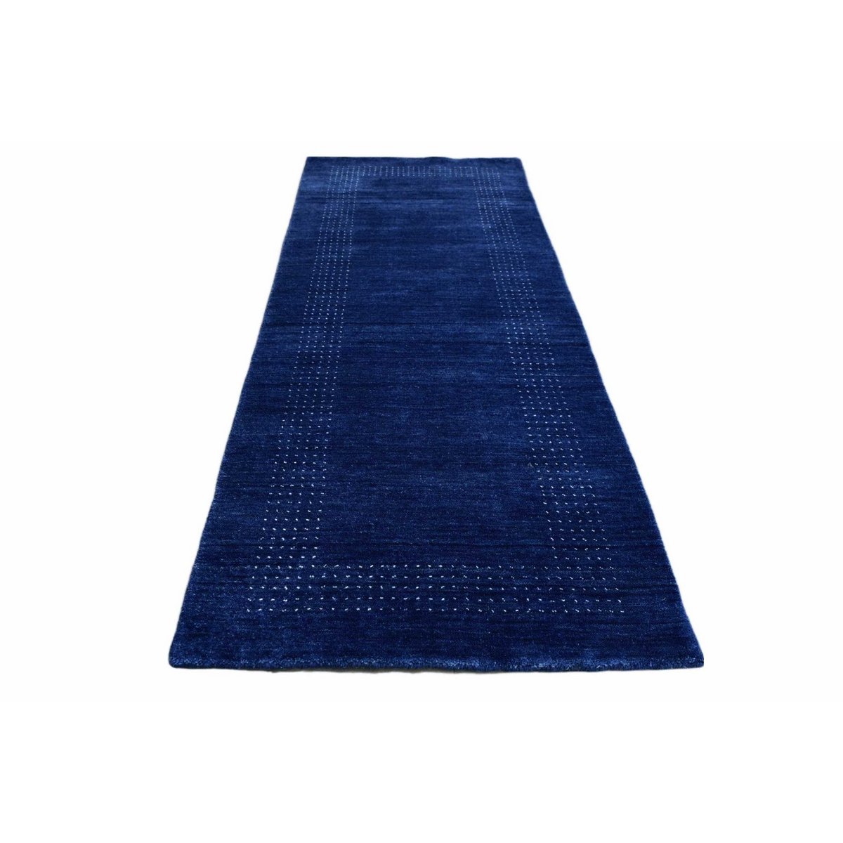 Blauwe Gabbeh loper - 198x70 cm - HANDGEMAAKT
