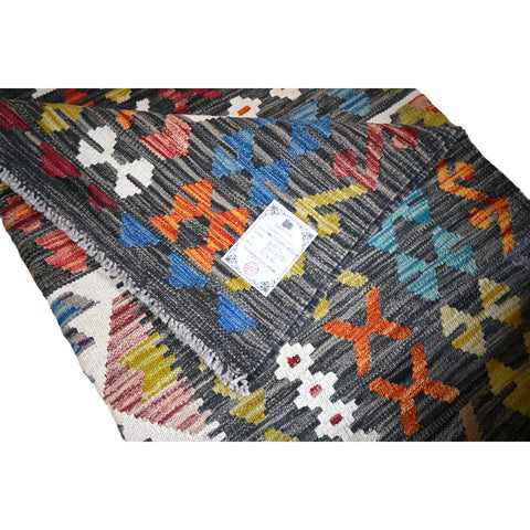 XL Kleurrijke kelim - 340x250 cm - HANDGEMAAKT Copy
